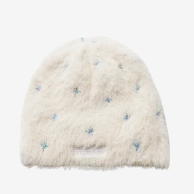 가먼츠팹 알록달록 별천지 손자수 비니 아이보리