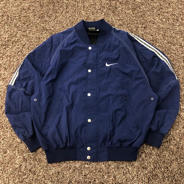 나이키 90s 올드스쿨 바람막이 봄버 자켓