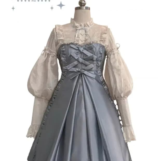 Booboo 블루 로리타 원피스(양산계 등)