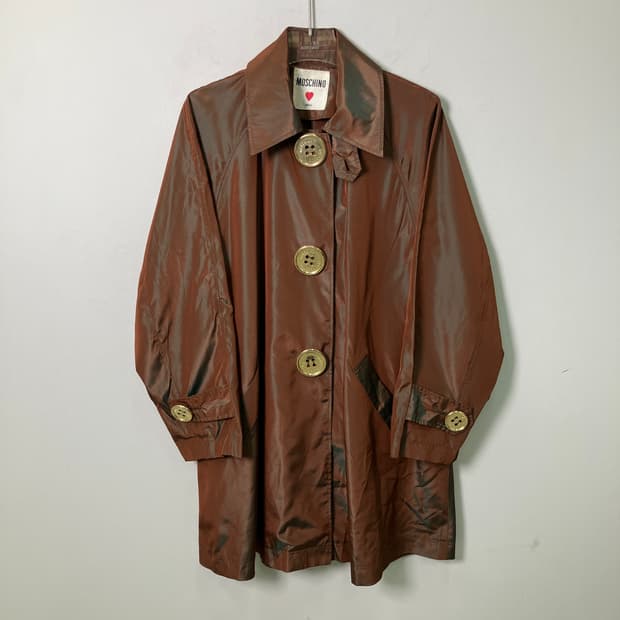 Moschino 모스키노 빈티지 빅버튼 싱글 코트 