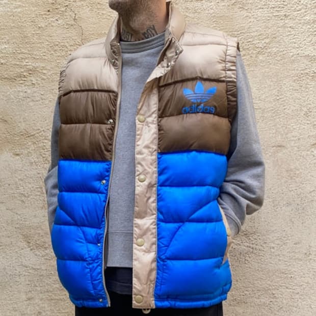 새상품급)아디다스 오리지널 패딩조끼 AC 베스트 (O57764) 사이즈L