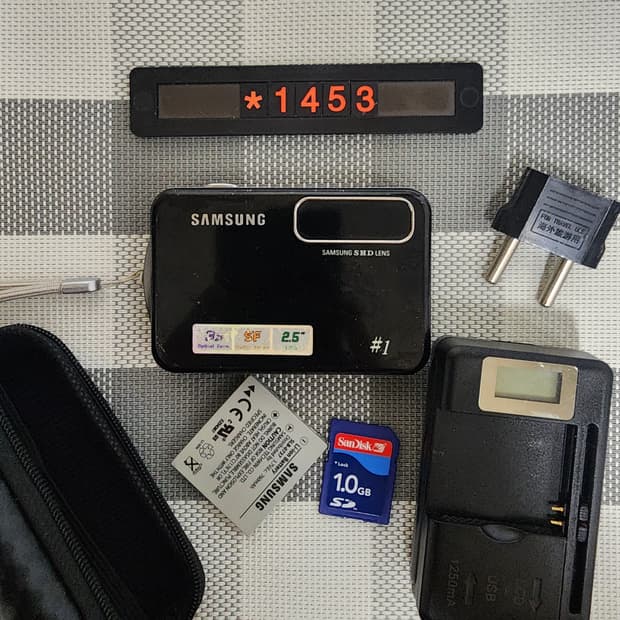 삼성 #1 블랙바디 디지털카메라 파우치포함