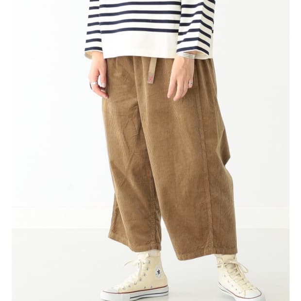 그라미치 코듀로이 벌룬 팬츠 - 카멜