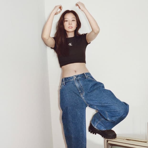 캘빈클라인진 스트레이트핏 데님팬츠