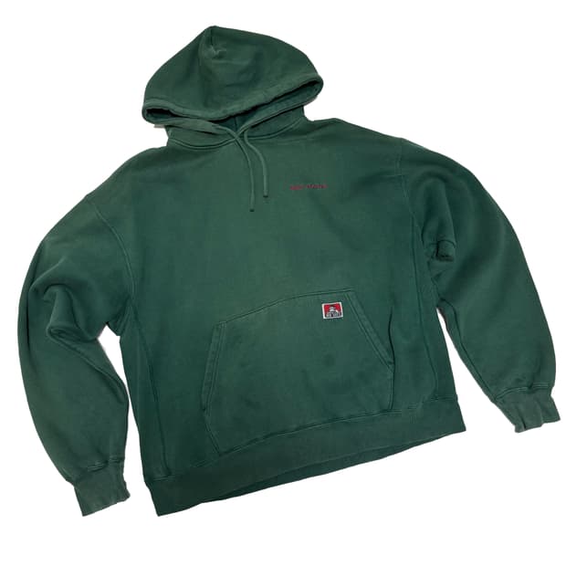 벤 데이비스 자수 로고 후드 스웨트셔츠