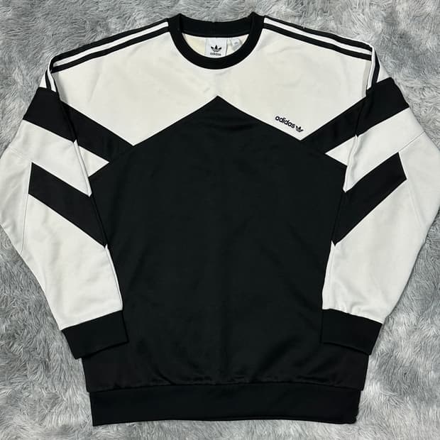 아디다스 트랙탑 크루 맨투맨 오레오 2XL