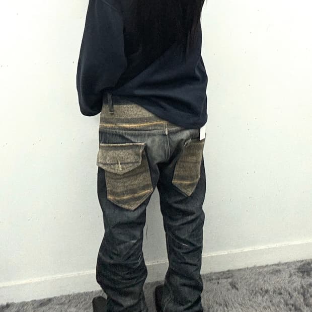 Unfinish 디테일 데님