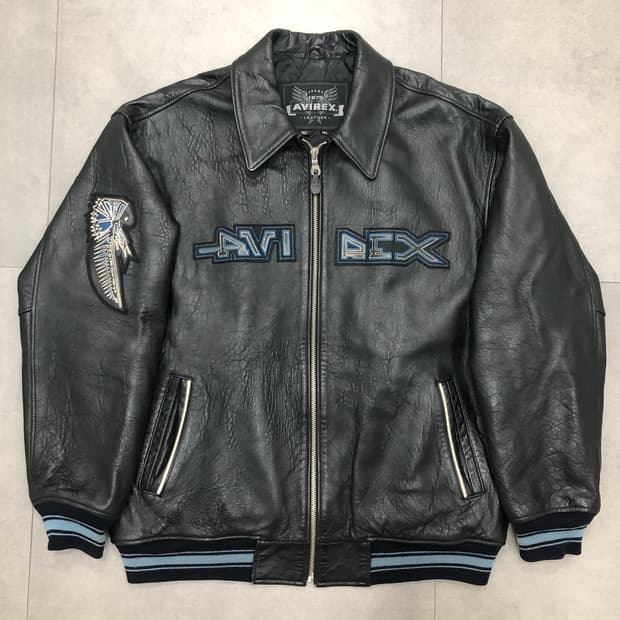 아비렉스 아메리칸레전드 레더 가죽 자켓 XXL