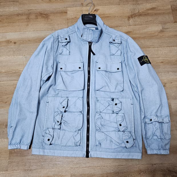 스톤아일랜드 캔버스 플라카토 자켓