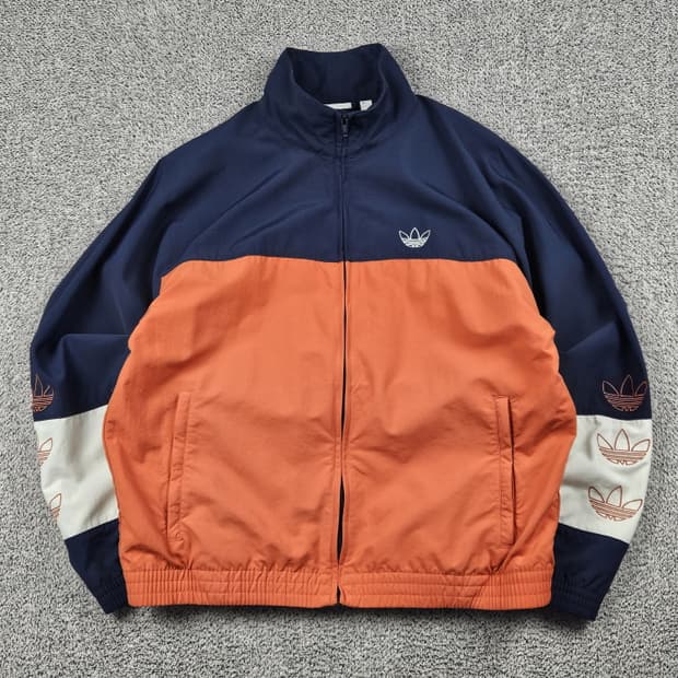 아디다스 파이어버드 블록 웜업 바람막이 자켓 ( M ) / 10388