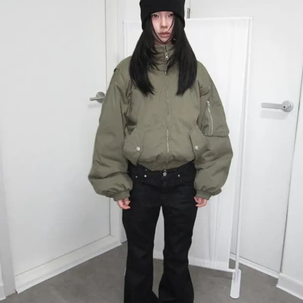 3reeiy 투웨이 봄버자켓