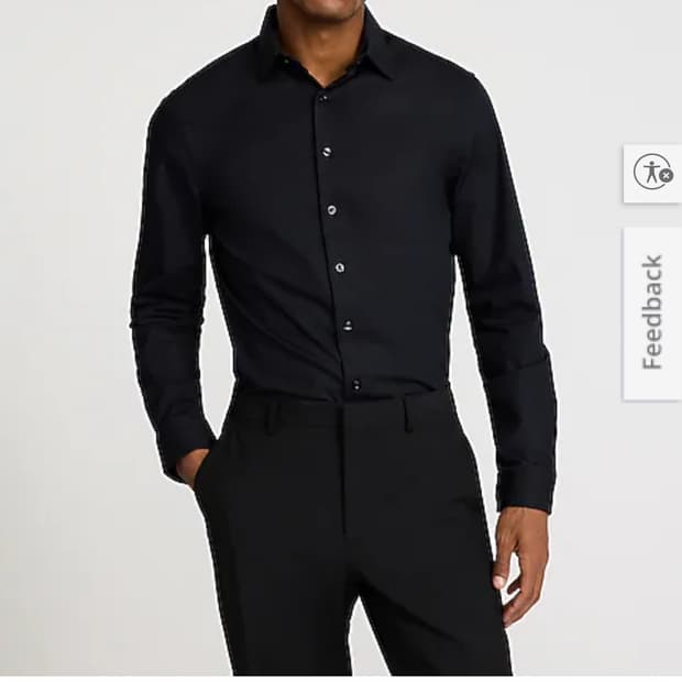 EXPRESS 1MX Dress Shirt (M)