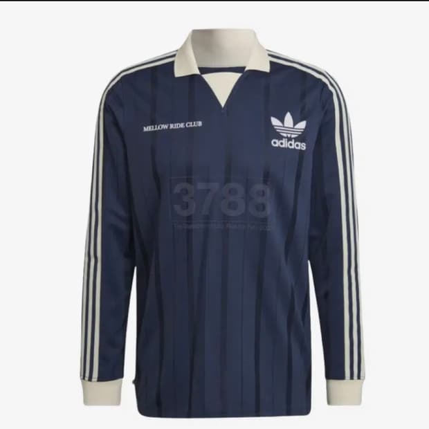 아디다스 오리지널스 그래픽 MRC 롱슬리브 저지 크루 네이비