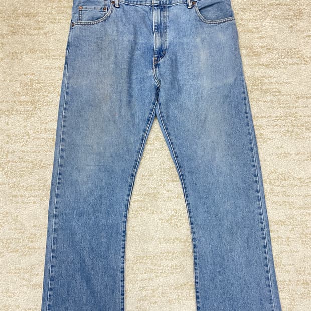 [36x36] levis 리바이스 517 부츠컷 연청 워싱 진 데님 