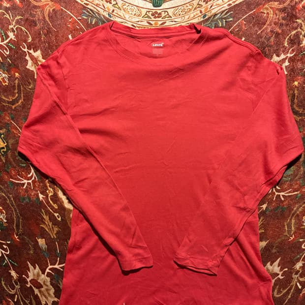 Levi’s red long sleeve 