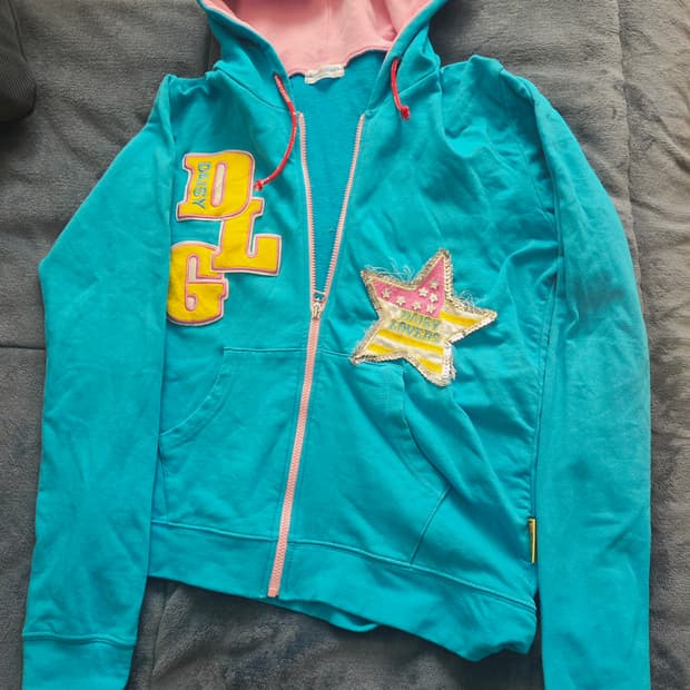 Daisy lover Y2k 후드집업 표기 l사이즈이나 M정도 빈티지