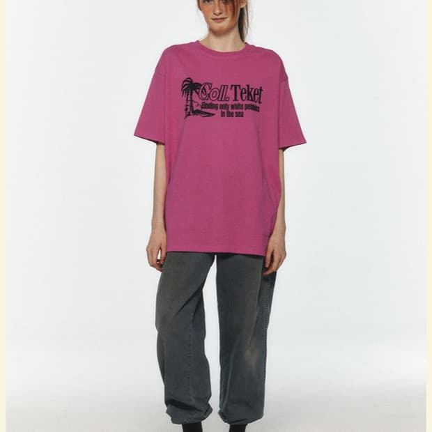 (새상품) 테켓 teket 하프티 반팔 티셔츠