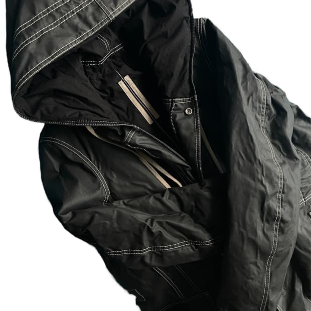 릭오웬스 17fw 다크쉐도우 피쉬테일 파카