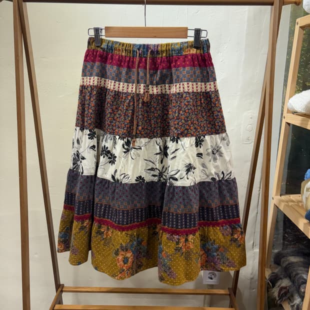 겨울 패치 치마