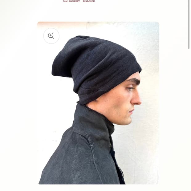 Zam Barrett TRIANGULAR PANEL BEANIE