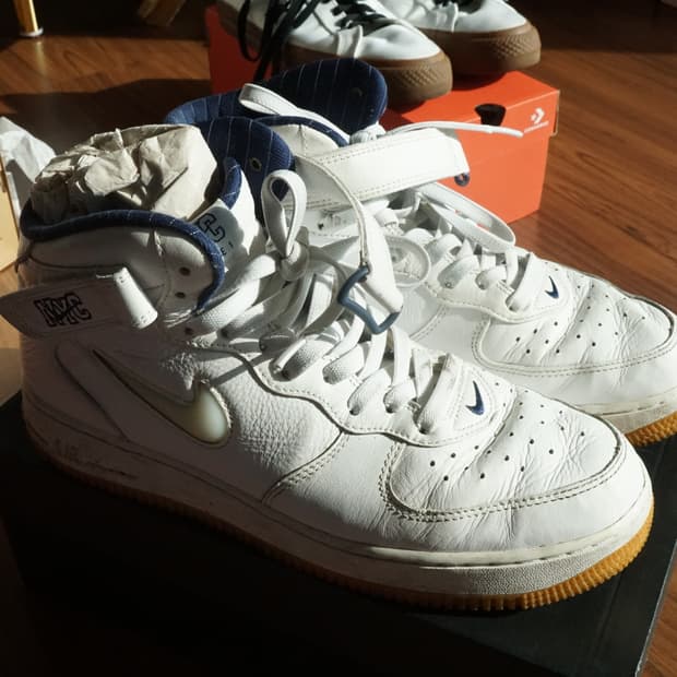 나이키 에어포스1 하이 NYC 285사이즈