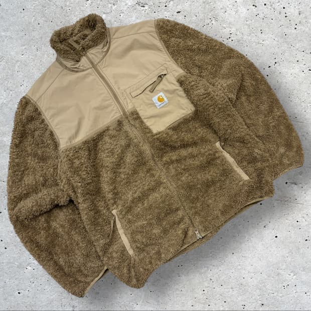 [L] 칼하트 잭슨 브라운 뽀글이 플리스 후리스 자켓 D227