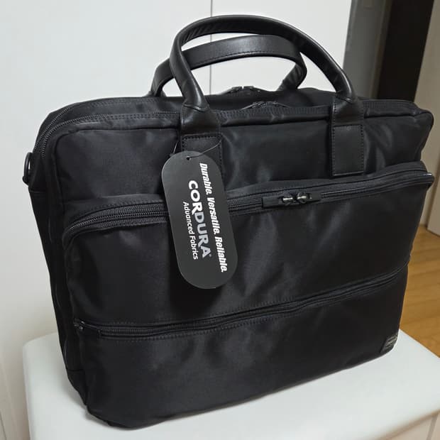 포터 타임 2way 브리프케이스 블랙 L 655-06167