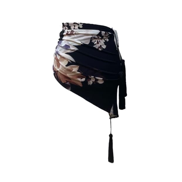 Chinoiserie drawstring tassel sk