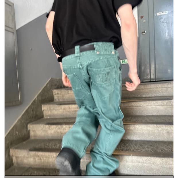 MPa CALF POCKET PANTS (EMERALD)