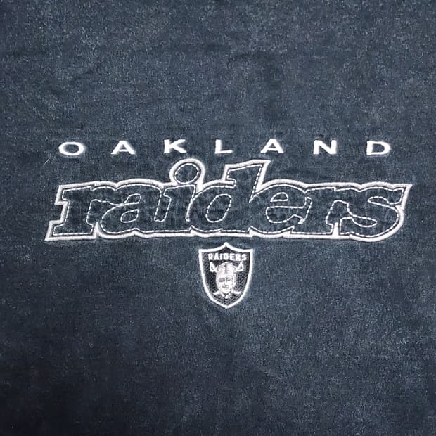 90s Oakland Raiders NFL 싱글스티치 티셔츠15