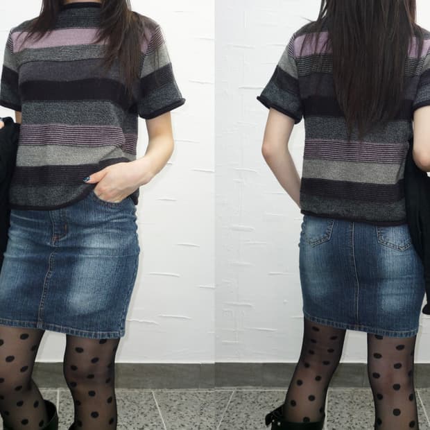 Vintage knit top
