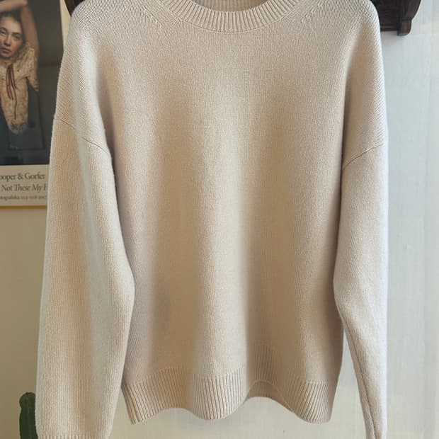 AURALEE 오라리 100% 베이비 캐시미어 니트 (1)