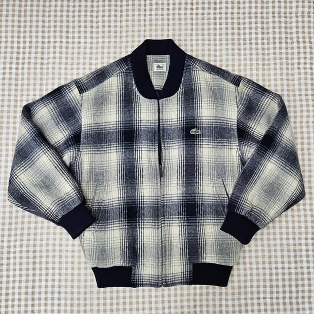 라코스테 울100 집업점퍼 남자100