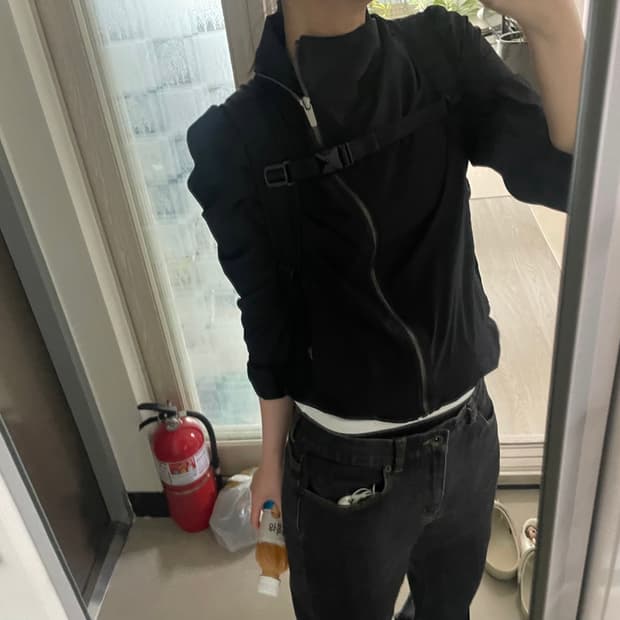 로렌 랄프 로렌 side slit pants (black)