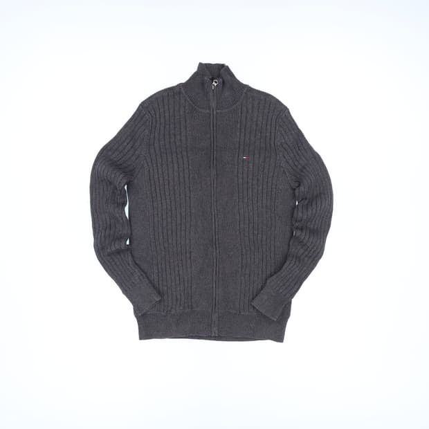 L 타미힐피거 니트 집업 0413M