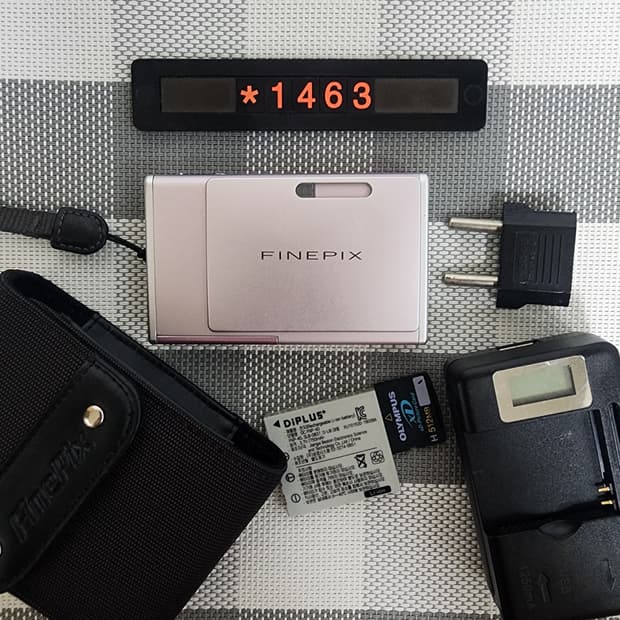 후지 파인픽스 Z3 디지털카메라 라이트핑크 파우치포함