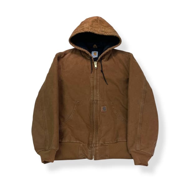 100 칼하트 J130 샌드스톤 액티브 워크자켓