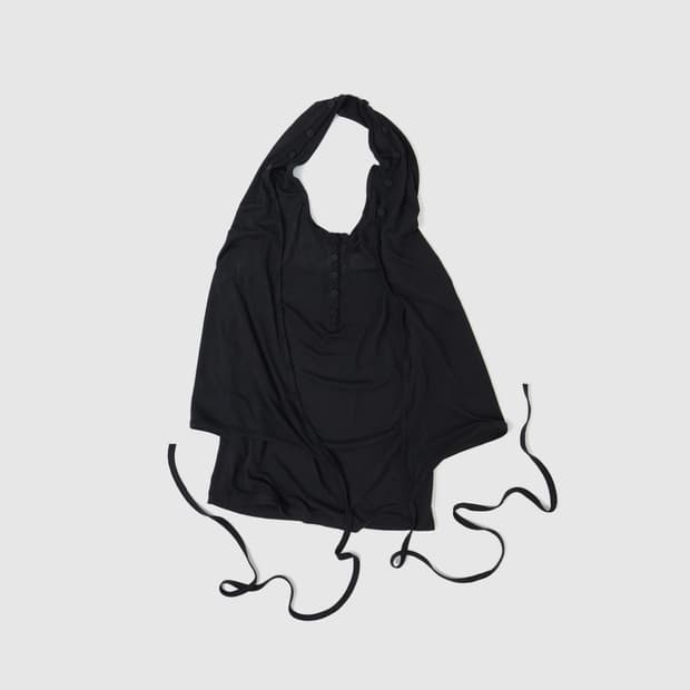 [새상품/당일배송] 울리카상투스 홀터 랩 슬리브리스, 울리카상투스 슬리브