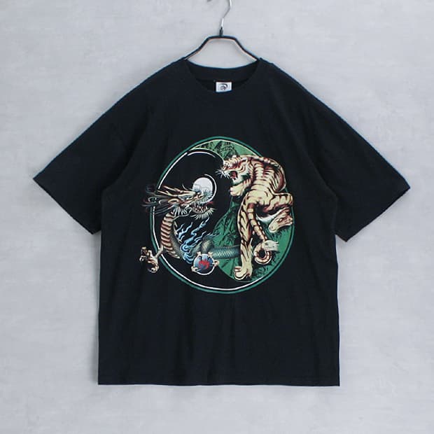 THUNDER Plus _ crew neck print tee