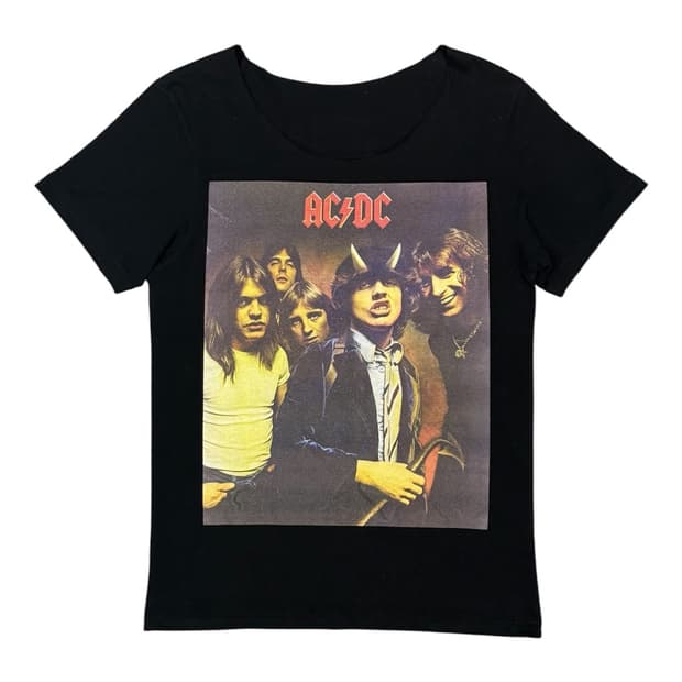 2004 히스테릭 글래머 x AC/DC 협업 반팔 티셔츠