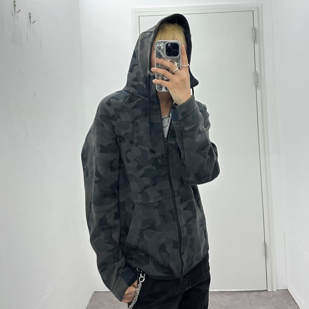 NIKE 카모 테크팩 후드집업