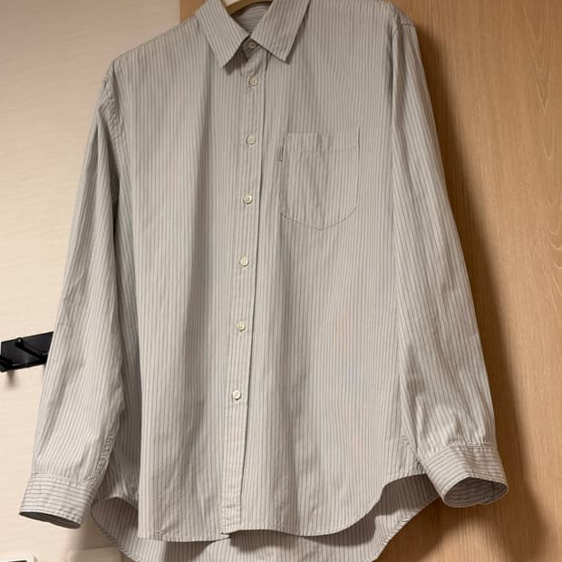 포터리 버튼다운 멀티 스트라이프 셔츠