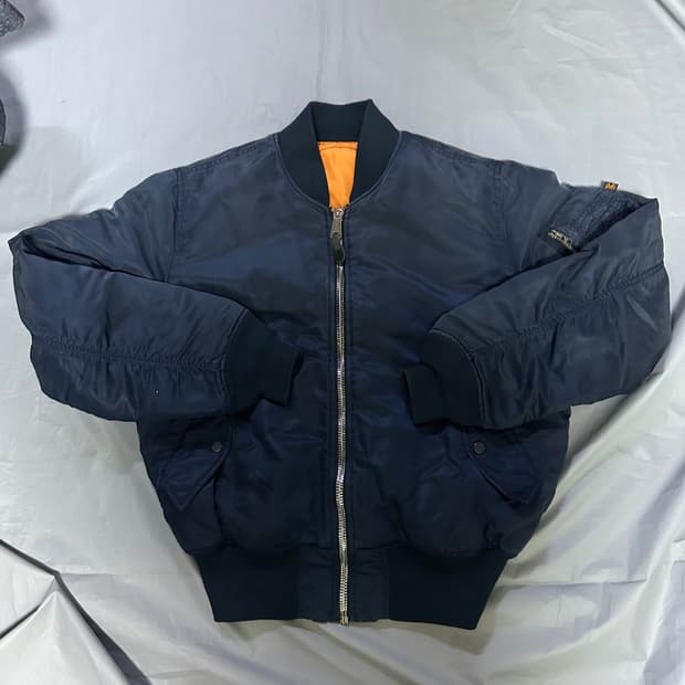 알파인더스트리 ma-1 항공자켓 네이비