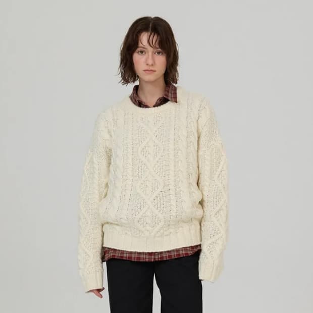 썸웨어버터 니트