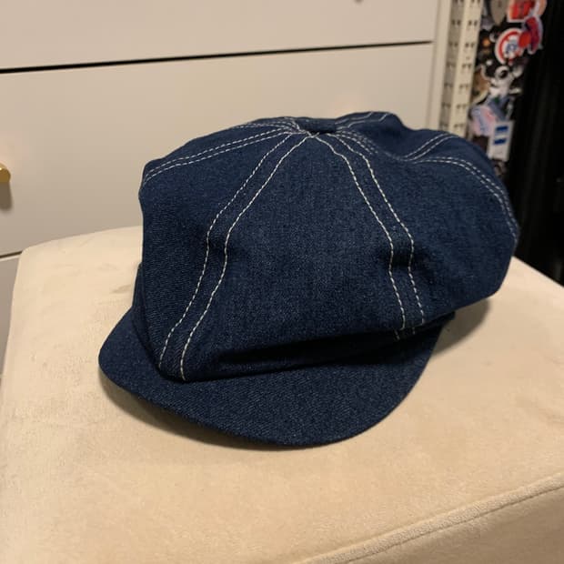 일본 빈티지 뉴스보이 캡 빵 모자