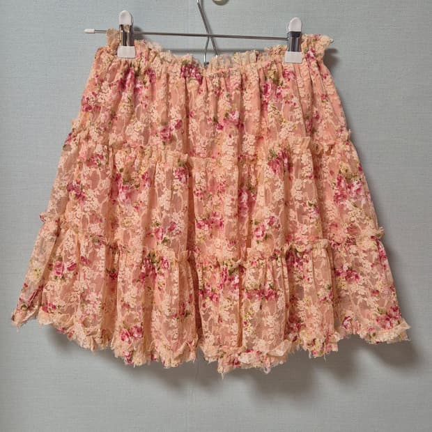 일브 honeybunch 플라워 샤 스커트