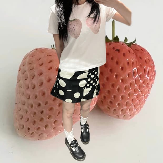 polka dot skirt 폴카 도트 스커트