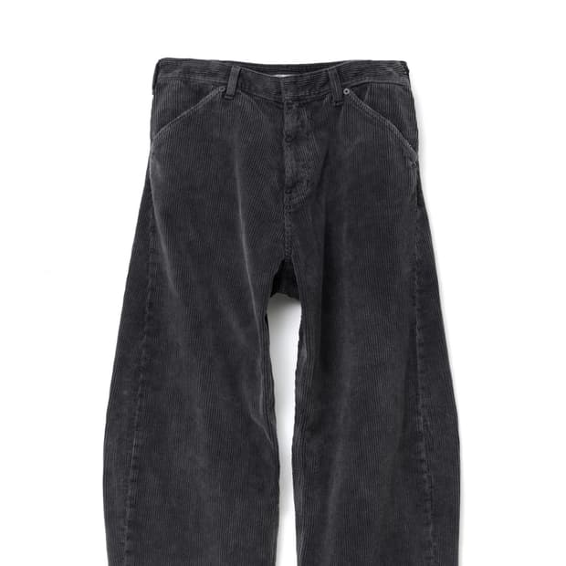 해칭룸 커브진 코듀로이 팬츠 차콜 3