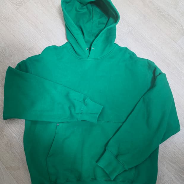 인템포무드 해비 코튼 썸홀 후드티 XL