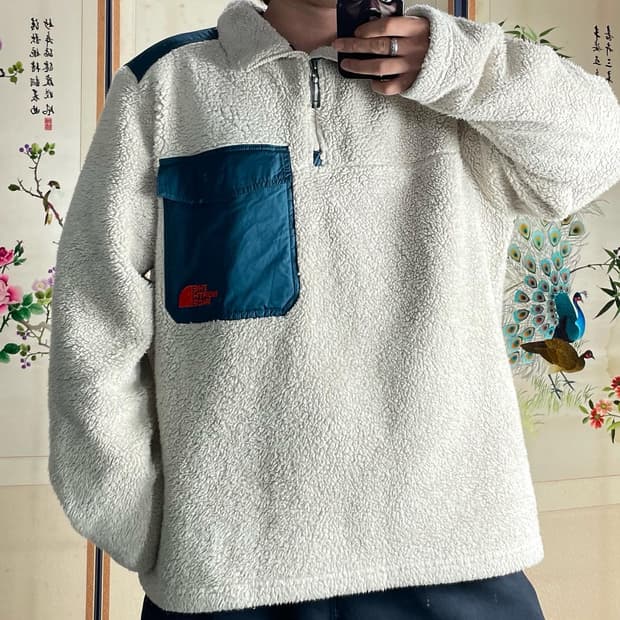 노스페이스 원포켓 아노락 후리스